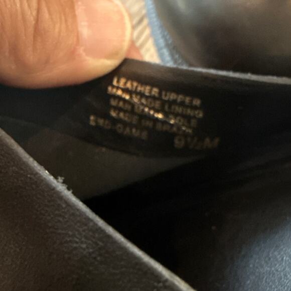 Gianna Bini GB End-Game Leather Platform Lug Mules Size 9.5 Chunky Clogs Y2K - Picture 3 of 9